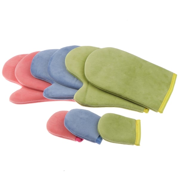 Handskar för rengöring av ansikte och kropp