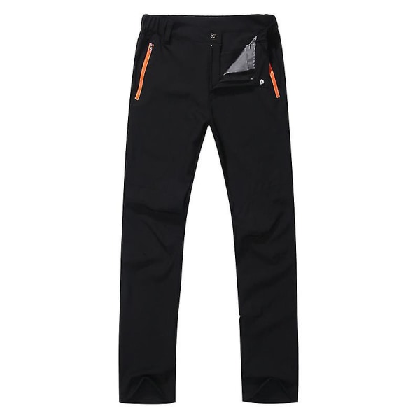 Men's Casual Hiking Cargo Pants Black M