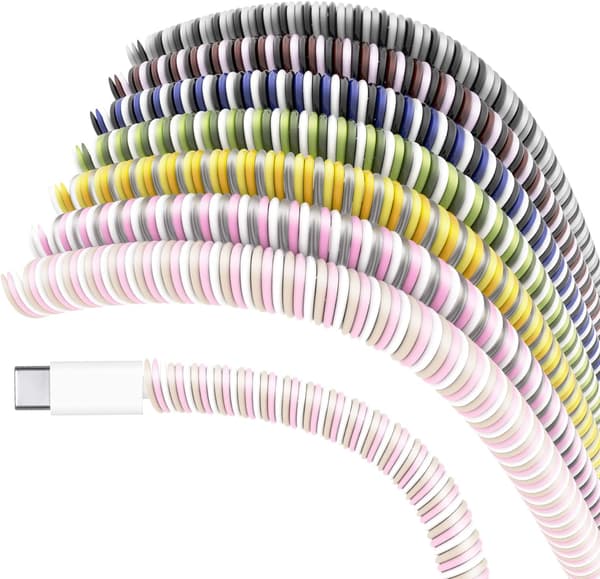 Spiral Kabelskydd Hörlurskabel Saver.7 Pc Kabel