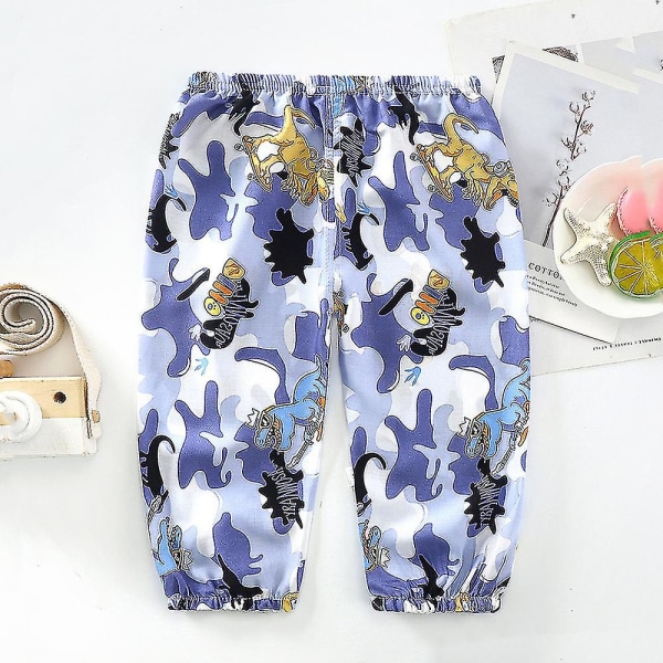 Children's cartoon print elastic trousers Dinosaur 1-2Years