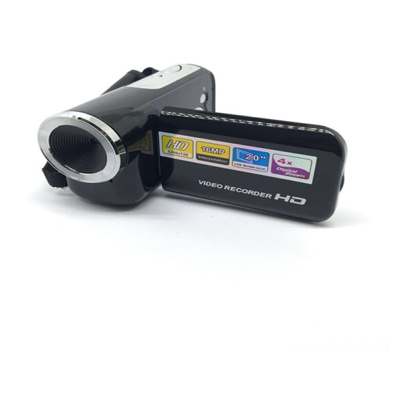Farverigt videokamera videokamera, HD 1080P videokamera 16,0 MP 2,0 tommer LCD-skærm Digitalt videokamera 8X digital zoom Pausefunktion Videooptager