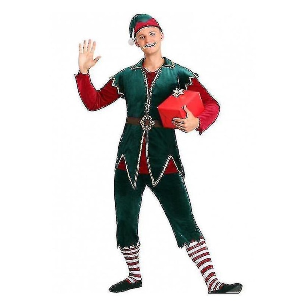 Voksne Julekostumer Nisse Elf Kostume Kvinder Elf Outfit CMK Men XL