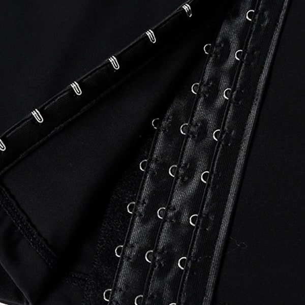 Men's Corset, Shapewear Three-Breasted Tank Top Black L