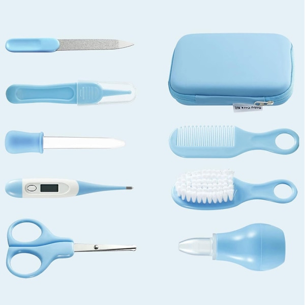 Baby Grooming Kit Nyfödd Vård - 15 Delars Baby Hälsovårdsset Port