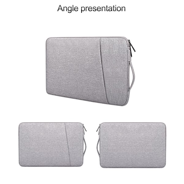Laptop Sleeve 13.3 tommer canvas Grå Grå