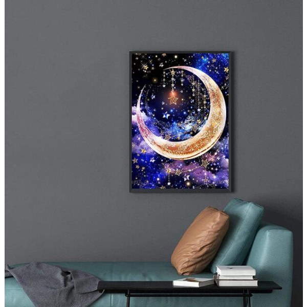 5D DIY Starry Sky Moon Diamond Painting (30x40cm)