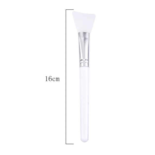 1 kpl White Makeup Silicone Mask Brush