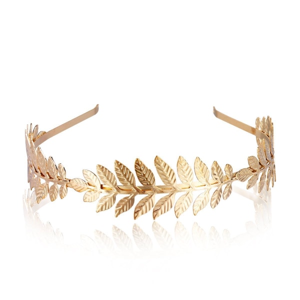 Headbands Leaf Branch Bridal Hair Crown Head (Gold)