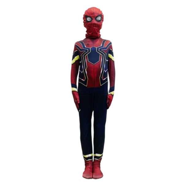 Spider Costume Outfit Kokovartalo Cosplay lasten puku 100-110cm