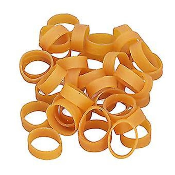 120 stk. 10 mm brede elastiske gummibånd - Bløde, stærke og holdbare