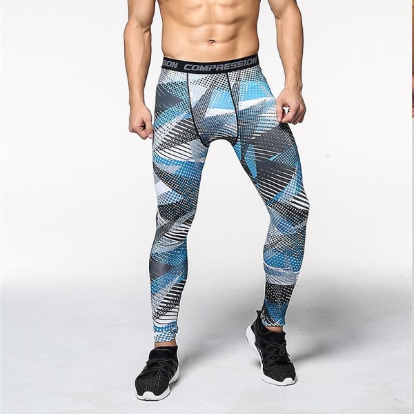 men's fitness sports leggings The Geometric Dot M