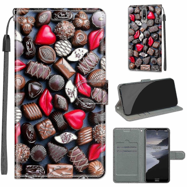 Nokia 2.4 Chocolate Magnetic Mobilfodral