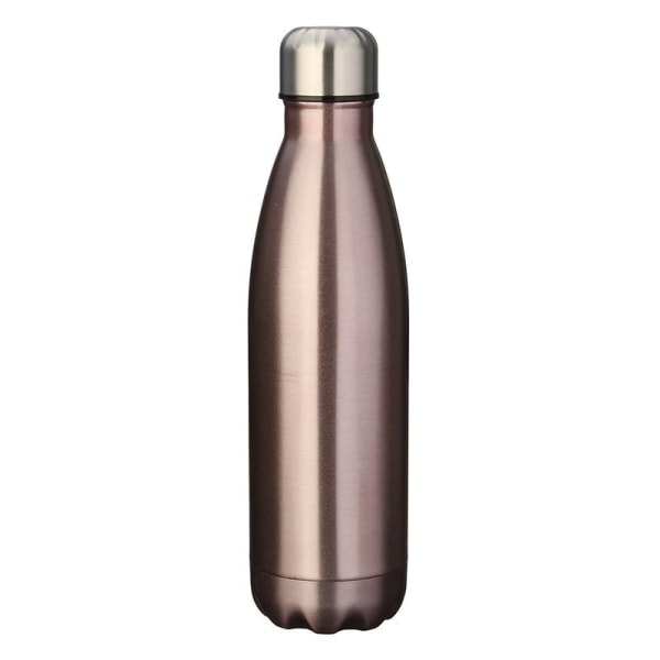 Isoleret vandflaske i rustfrit stål - Rose/Guld pink