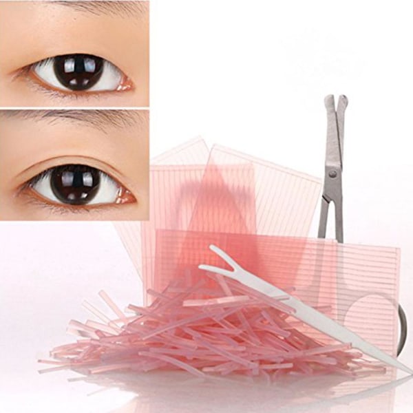 Makeup øyelokk dobbeltsidig tape Big Eye Fold Shadow Sticker