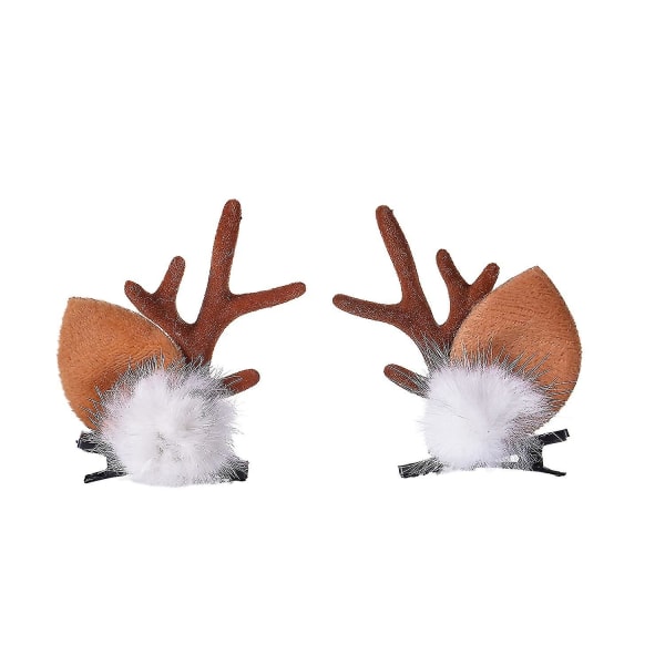 Christmas Reindeer Antlers Pannebånd Hårnåler Hårbånd Hodeplagg