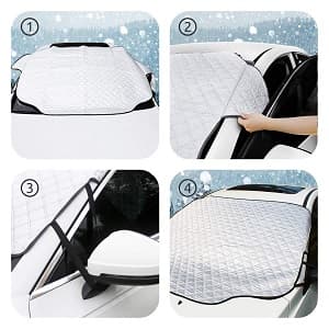 Vindusdeksel til bilen / snøbeskyttelse / frostbeskyttelse for frontrute