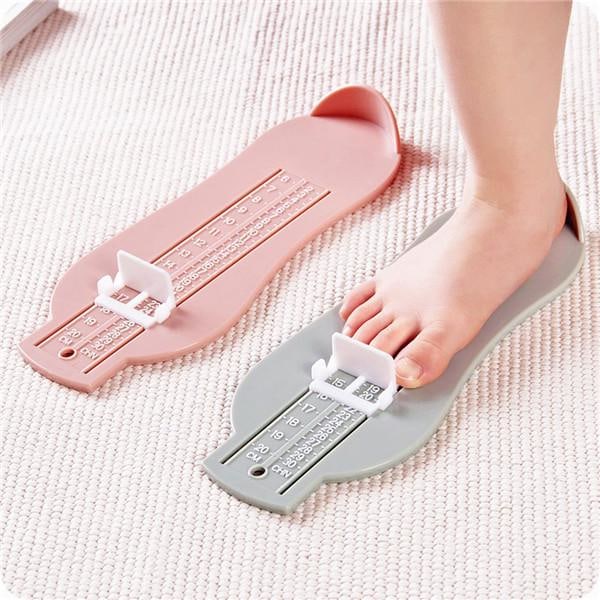 Fotmätare barn - mätsticka barn - mäter dina barns fötter Pink Rosa