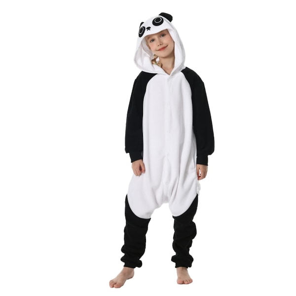 Unisex-lasten Onesie-pyjaman pehmoasu Söpö Halloween-asu K Panda 85