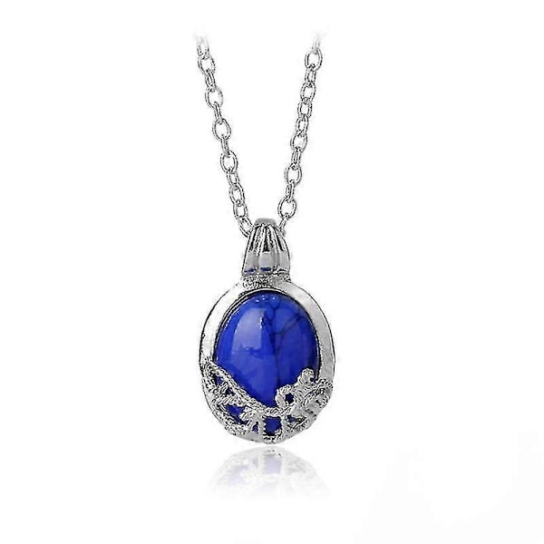 The Vampire Diaries Halskjede Elena Gilbert Halskjede for Kvinner Film Smykker Charm Katherine Klaus Forbes Blå Sten Choker 7