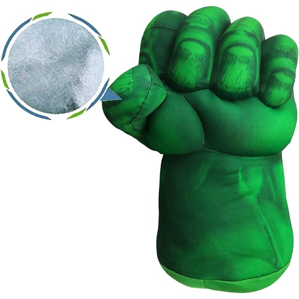 Legetøjshandske Hulk Green Fist Plyslegetøj
