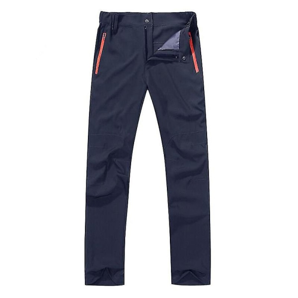 Men's Casual Hiking Cargo Pants Navy Blue XL