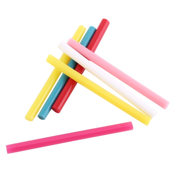 【Lixiang Store】 14-Pack Hot Glue Stick Kit med blandede farger gjør det selv-verktøy 7*100mm