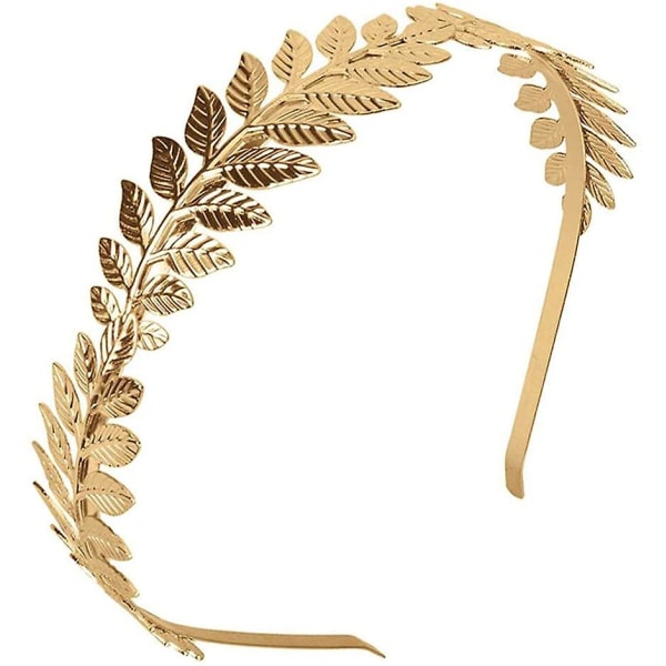 Gudinnan Greek Gold Leaf Crown Huvudbonad