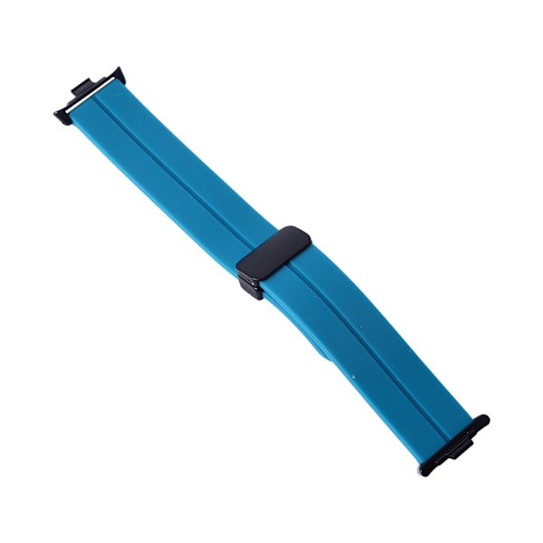 Urrem til Watchband Watch Band i silikone, magnetisk, foldbar, fleksibel og vandtæt til Mi Band 8 Pro i Rock Blue-farve