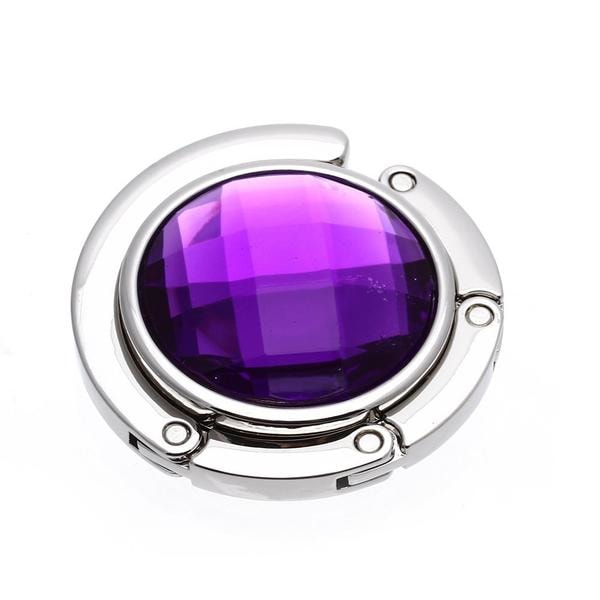 Veskekrok Stor Strass - 15 Ulike Farger Gul