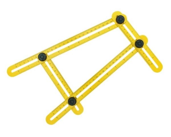 Vinkelmåler / Vinkelmål - Perfekte vinkler Yellow Gul