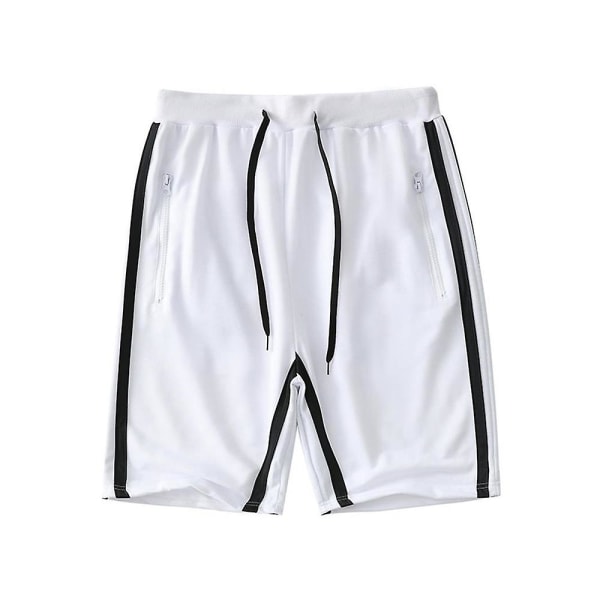 miesten lenkkeilyshortsit White L