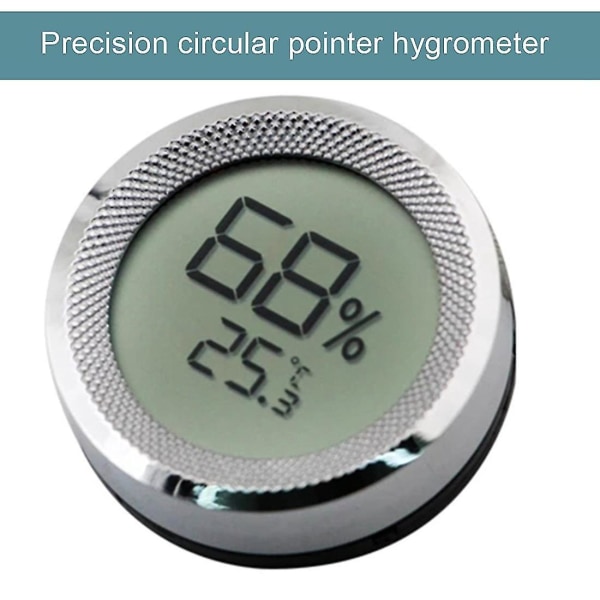 Mini digital LCD display temperatursensor sort