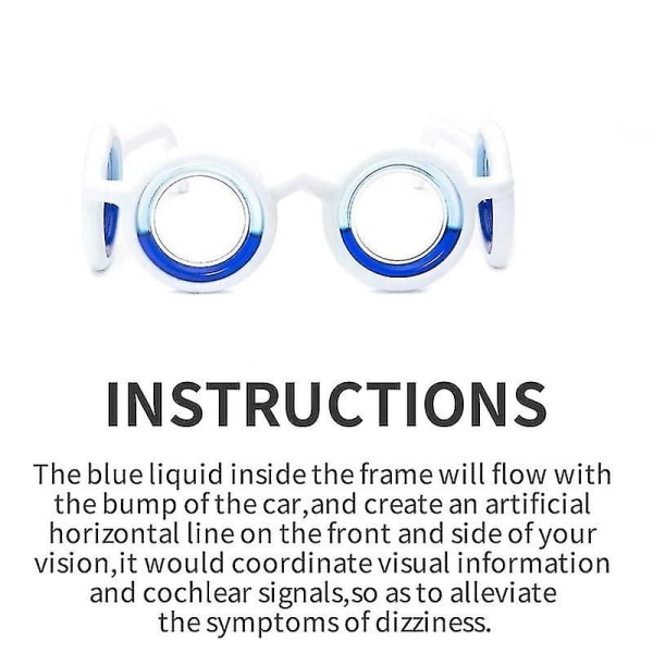 Anti-bevegelsessyke briller Cure Bil raske spesifikasjoner for reisende