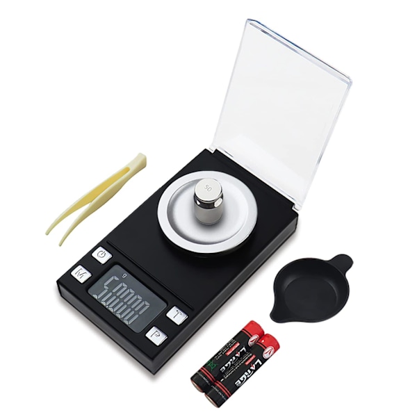 Digital mini våg i fickformat 50 g/0,001 g