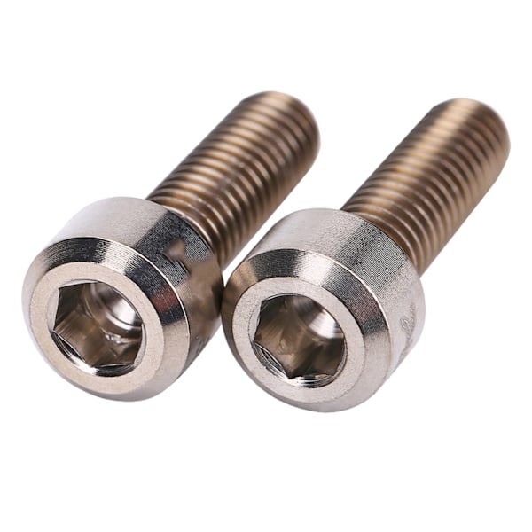 6-pack M5x16mm Titanlegering Cykelstyrstolpbultar för Mountainbikes