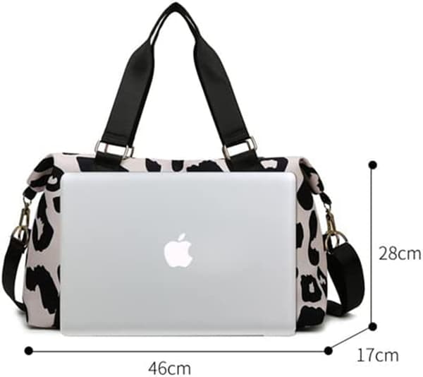Kvinder Store Rejsetasker Weekendtasker Med Skulderrem Ko Leopard Aztec