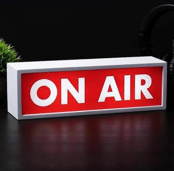 ON AIR Skylt Väggmontering Puls Luftljusskylt, Studioljus och Dekoration