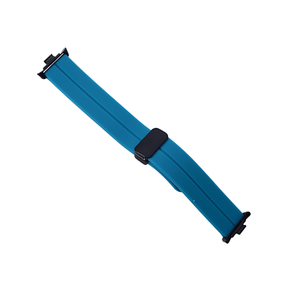 Watchband Watch Band Silikon Magnetisk Foldbar Fleksibel Vanntett Watch Strap for Mi Band 8 Pro i Rock Blue Farge