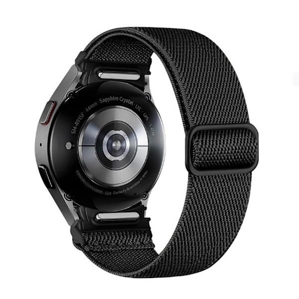Samsung Galaxy Watch 6-Armband med Justerbart Spänne Svart Sort