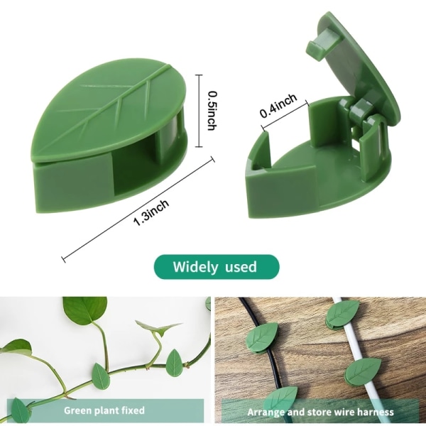 Usynlig plante klatrevegg armatur Vine Bracket Hage 10pcs