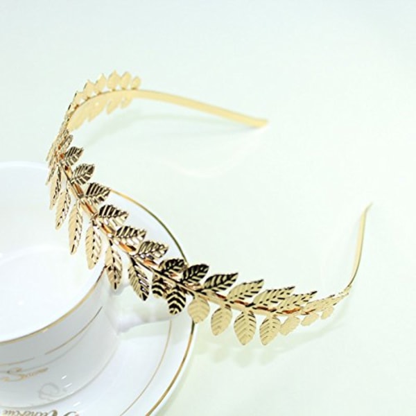 Headbands Leaf Branch Bridal Hair Crown Head (Gold)