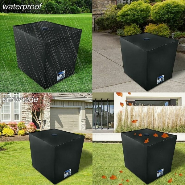 Water tank cover, Cover for 1000 L IBC tank, Anti-dust Anti-UV Anti-Rain (116 x 100 x 120 cm)