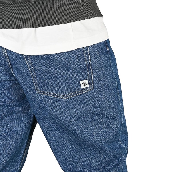 Element Regular Straight Fit Jeans - Mid Used CMK Blue 31"
