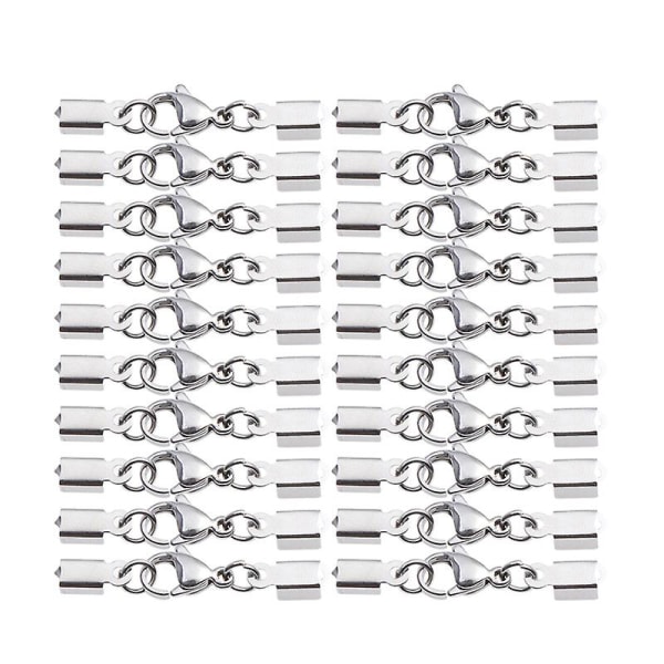 30-Pack Lobster Claw Buckles Stainless Steel Set