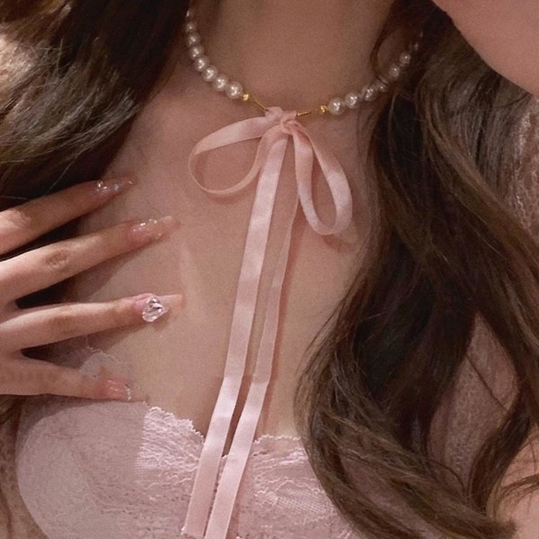 Halskjede kvinner smykker Y2k motetilbehør perfekt for bryllupsfesten daglig CMK Black