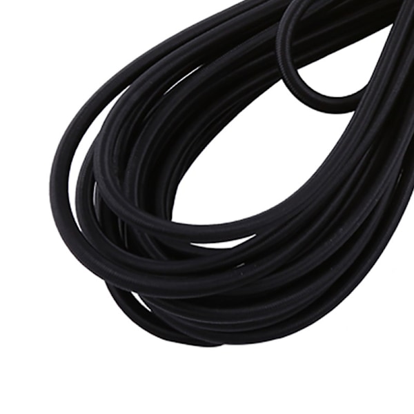 【Lixiang Store】 Stærk elastisk ledning gør det selv-smykkefremstillingsværktøjer (sort 5mm10M) Black 5mm10M