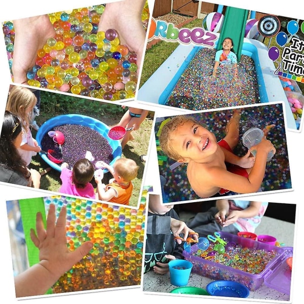 Dyrking av vannperler 50 000 regnbue barns taktile leker