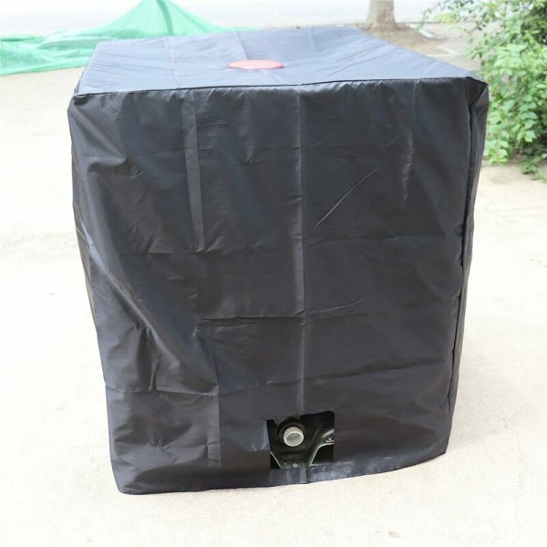 Water tank cover, Cover for 1000 L IBC tank, Anti-dust Anti-UV Anti-Rain (116 x 100 x 120 cm)