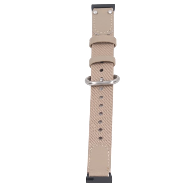 Erstatnings klokkebånd for Fitbit Inspire 3 Sporty Style Justerbar Pustende Canvas Armbånd i Apricot