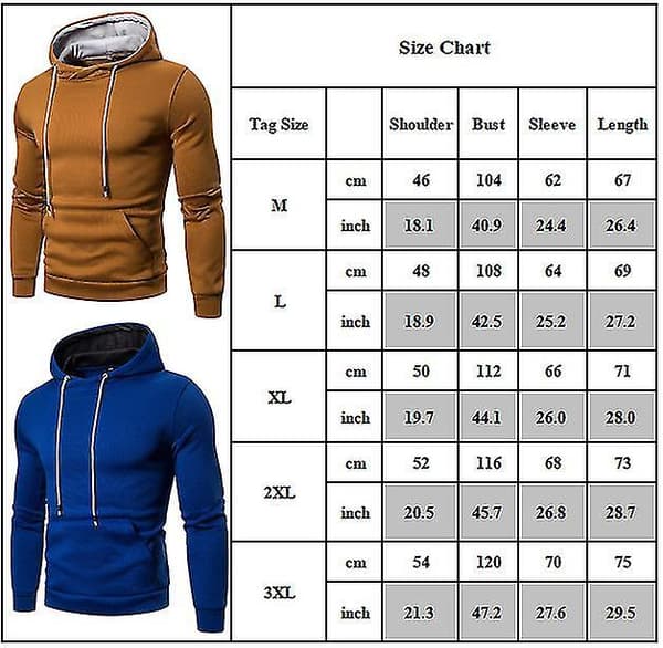 Grå herre hoodie